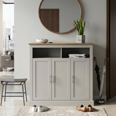 Sufy 3ft 3 Door Shoe Cabinet