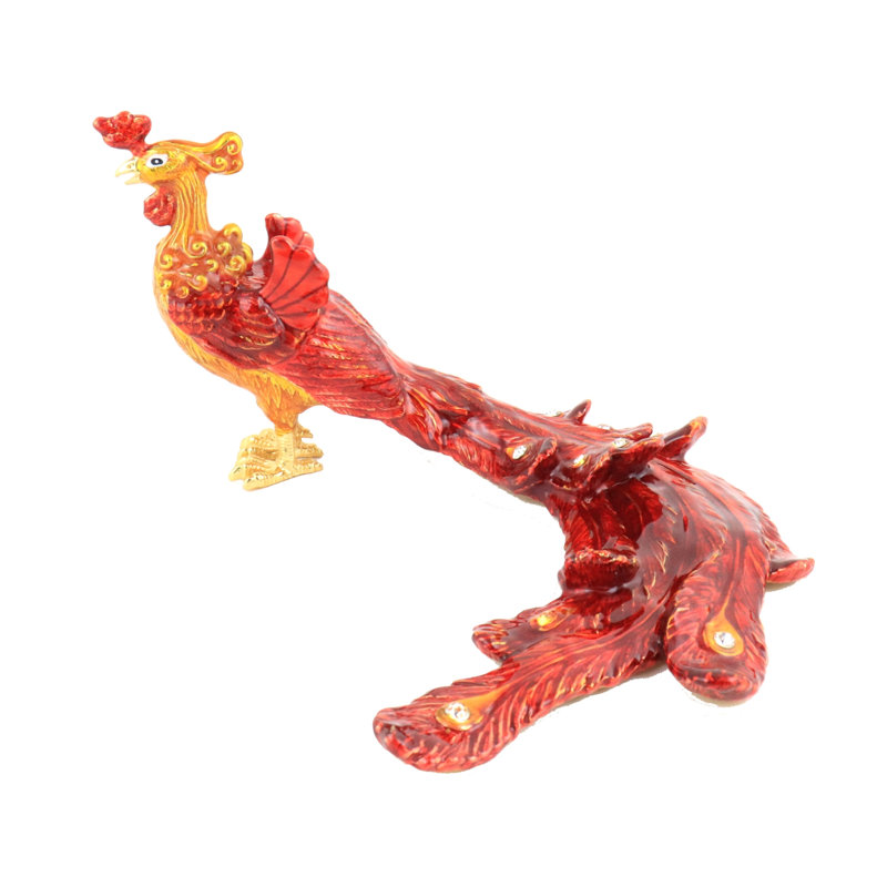 Statue Bejeweled Rising Phoenix