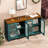4-Door Cabinet With Tempered Glass Doors-1034114530