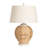 Lampe de table en rotin Atchley