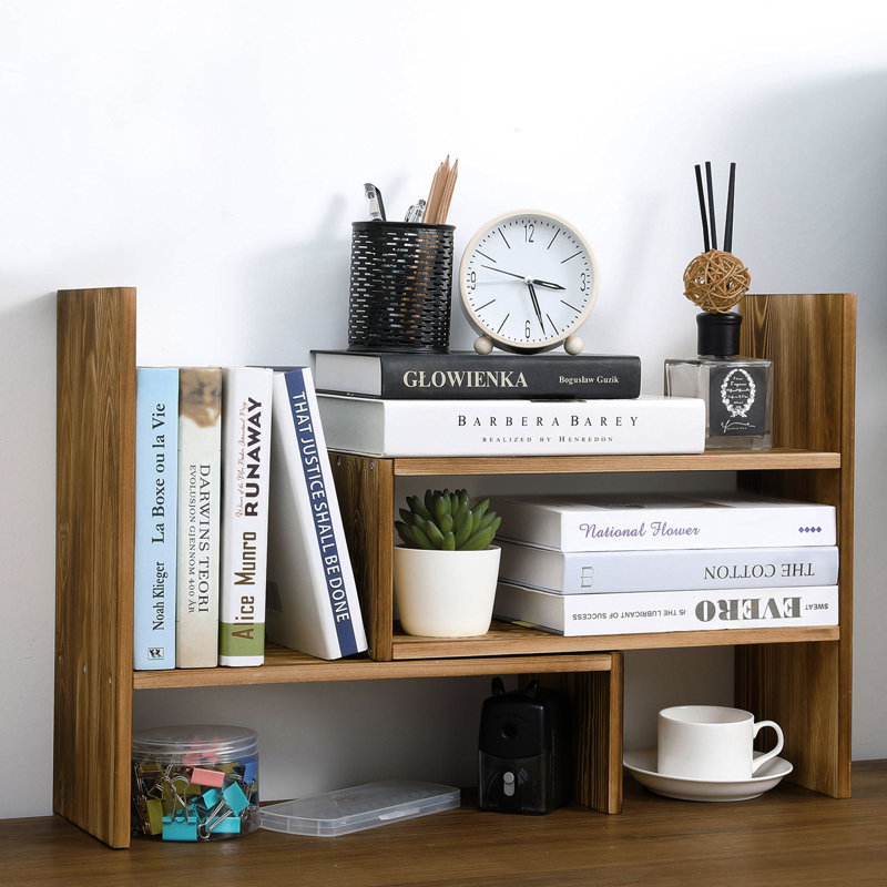 Dezstany Adjustable Solid Wood Desktop Organizer