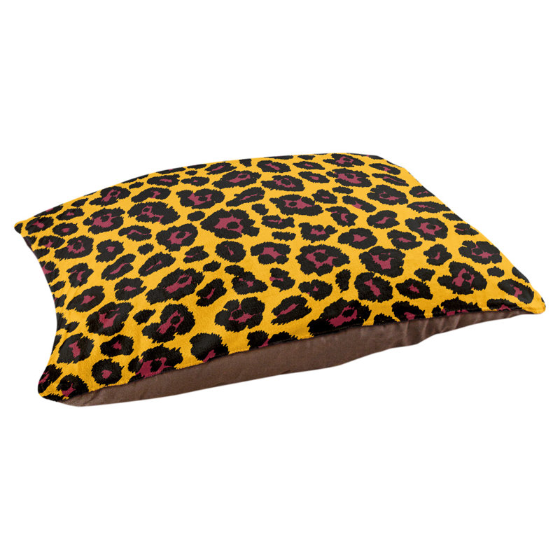 Coussin d'extérieur Seattle, Grand (l 30 po x P 40 po x H 5 po), Jaune / Rouge / Noir