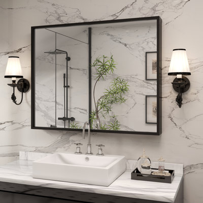 Miroir de salle de bain mural