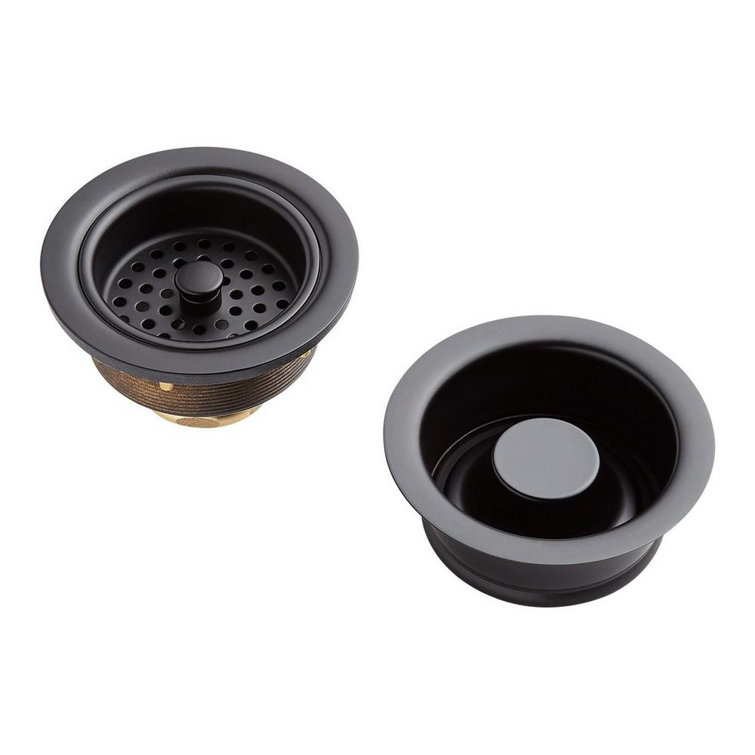 Elkay 4.5-in Black Plastic Strainer in the Kitchen Sink Strainers & Strainer  Baskets department at