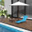 Blue Outdoor Chair With Adjustable Reclining Back & Mesh Seat For Beach, Pool Yard Sunbathing Lounge - Blue. Folding Feature. Breathable And . Comfortable Positions. Portable Garden, Patio, Pool.