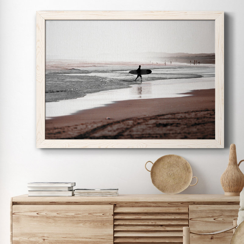 " Stockton Beach ", White, 27.5" H x 37.5" W x 1" D