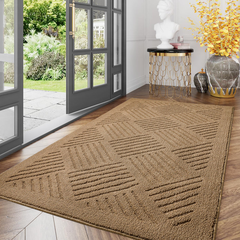 Tapis d'entrée antidérapant antidérapant Premium Premium, Kaki, L 35 po x L 59 po