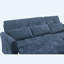 Canapé convertible 2 en 1 de 82 po: 3 places avec couchette et fauteuil inclinable réversible-46476994