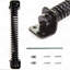 7.366cm H x 32.512cm W Black Metal Hardware
