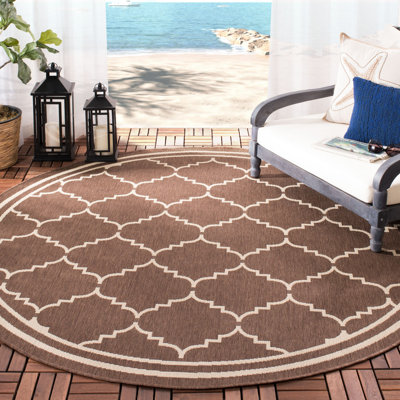 Herefordshire Performance Geometric Indoor/Outdoor Area Rug