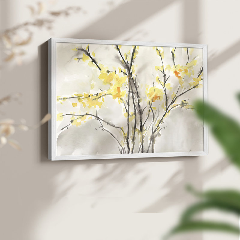 «Blissful Elegance I», reproduction encadrée, H 22 po x l 28 po, Blanc