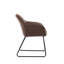 46.99cm H Tufted Upholstered Armchair in Brown-1815822658