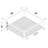 Bergess Glass Top Metal With Cane Shelf Coffee Table Black