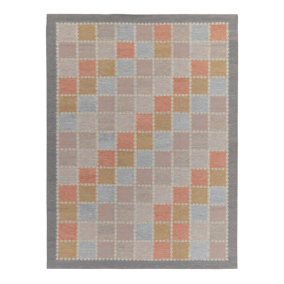 Scandinavian Custom Rug In Multicolor Geometric Pattern By Rug  Kilim