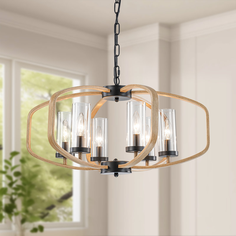 Lustre tambour à 6 lumières Heald
