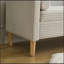 Banc de rangement en velours côtelé avec accoudoirs et 2 traversins-700412398