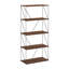 Rata 131.8cm H x 59.99cm W Metal Standard Bookcase-106951876