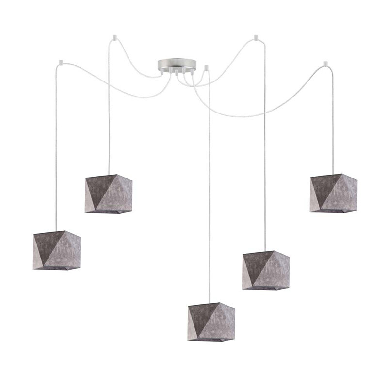 Thursa 5 - Light Pendant, Grey Melange