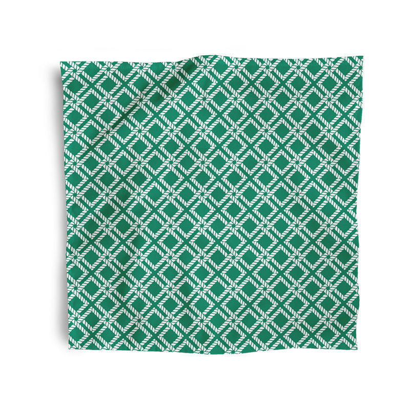 Lafran Rope Rigging Napkins, Green
