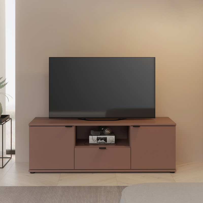 Ganymede Unfinished Entertainment Centre for TVs up to 55", Terracotta