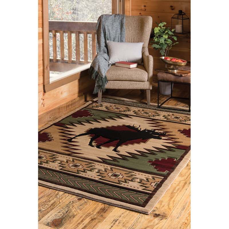 Erhard Border Water Resistant Kitchen Mat