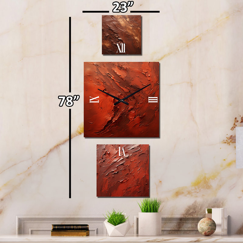 Mackinze Metal Wall Clock