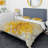 Glam Yellow Explosion Blocks I - Abstract Duvet Cover Set - Microfiber Polyester-38758819