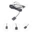 Interrupteur de capteur de mouvement activé par la porte, interrupteur à capteur IR, pour lumières DEL de placard et éclairage d'armoire (DC 12 / 24V 5A)-120340744
