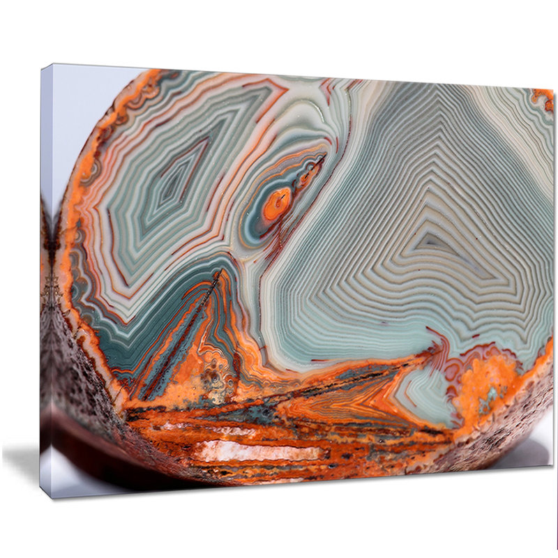 «Beautiful Lake Superior Agate», impression sur toile, H 12 po x l 20 po x P 1 po, Toile tendue