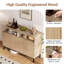 Buffet avec 4 portes et tablettes réglables 