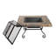 Thorhild Square Polyresin Smokeless Fire Pit