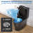 17.3＂Modern One-Piece Toilet with Powerful Dual Flush, Elongated Skirted Bathroom Toilet, Map 1000g-105791089