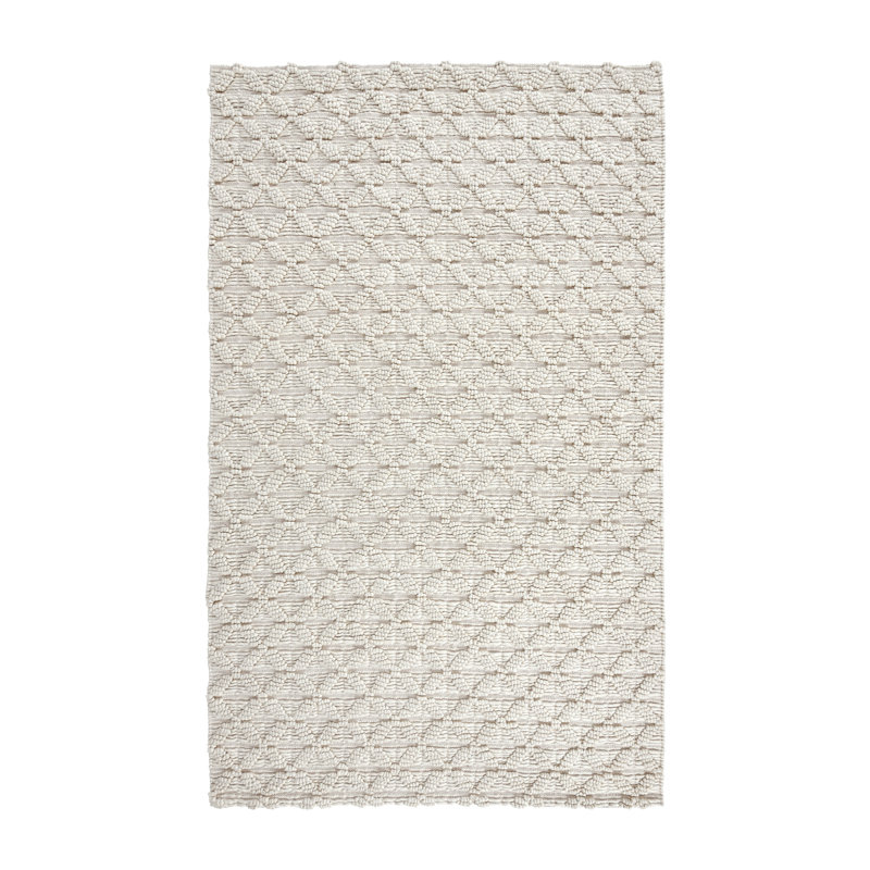 Portola Wool Blend Hand Loomed Accent Area Rug, Rectangle 5' x 8'