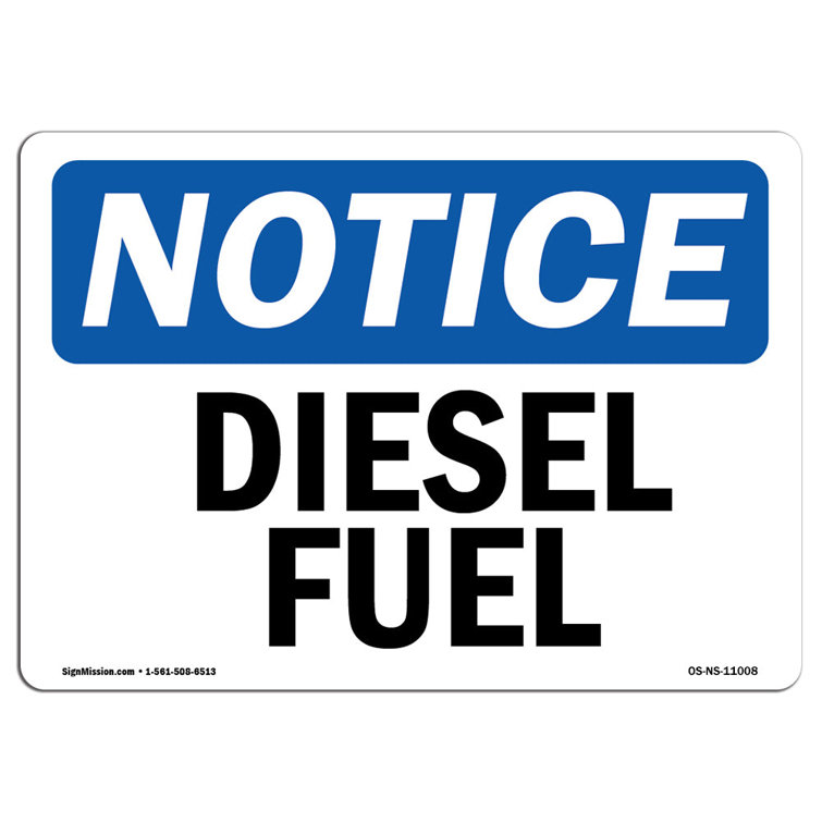 SignMission Diesel Fuel Sign | Wayfair