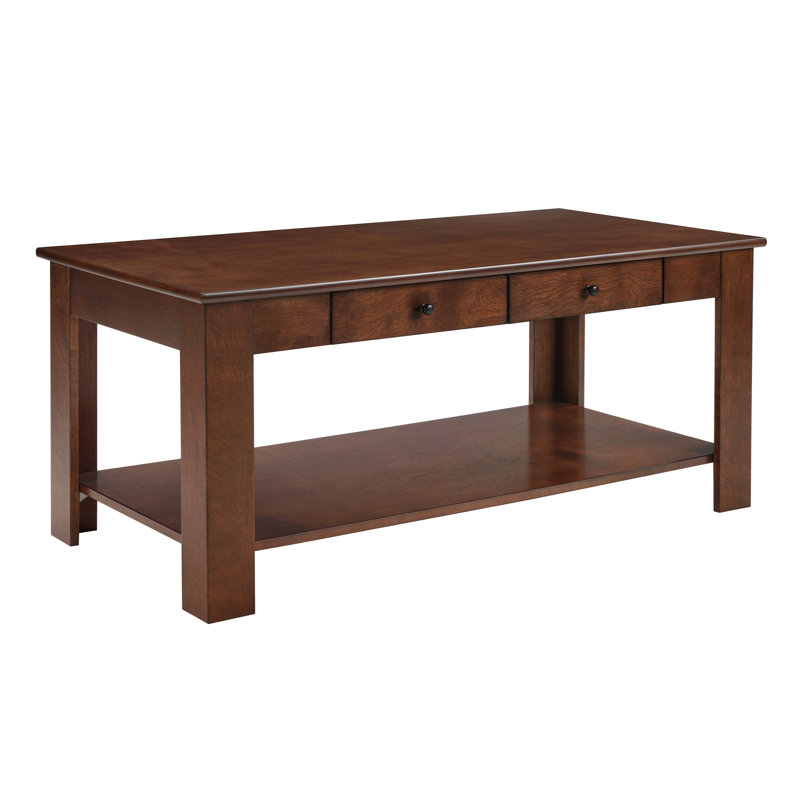Slayter 40" W Coffee Table with Storage, Espresso