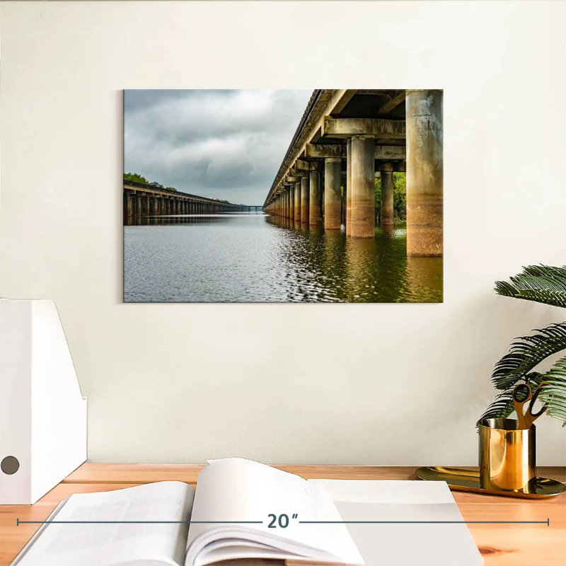Pont Alvord Atchafalaya Basin, H 8 po x l 12 po
