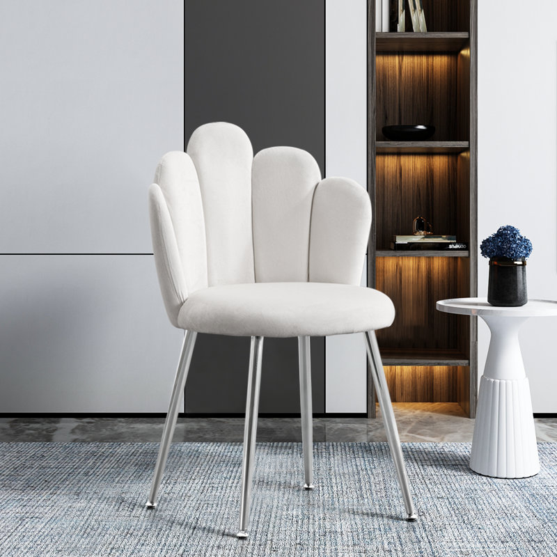 Fauteuil de maquillage Latara, Blanc