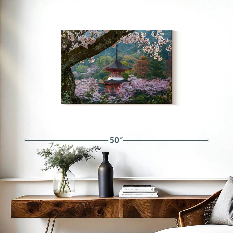 Adella, Japon, paysage, H 20 po x l 30 po