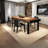 Industrial Style Heavy Solid Wood Dining Table-1051131471