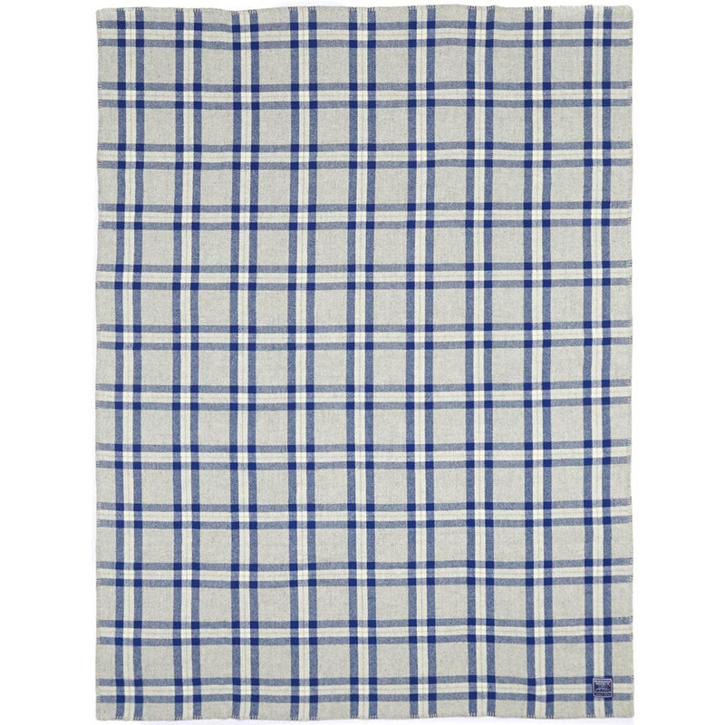 Hand Woven Blanket, Blue, 80" x 96"