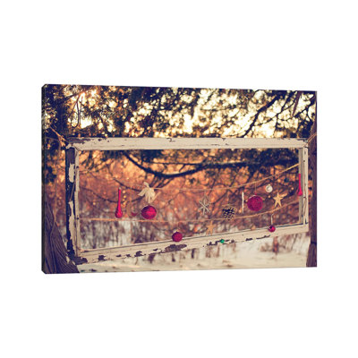 Merry and Bright 1 Piece Wrapped Canvas Wall Art
