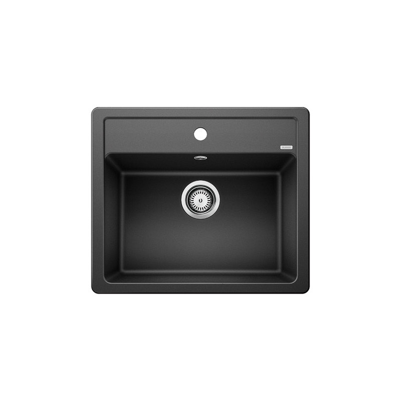 Legra Single Bowl Inset Kitchen Sink, Alumetallic