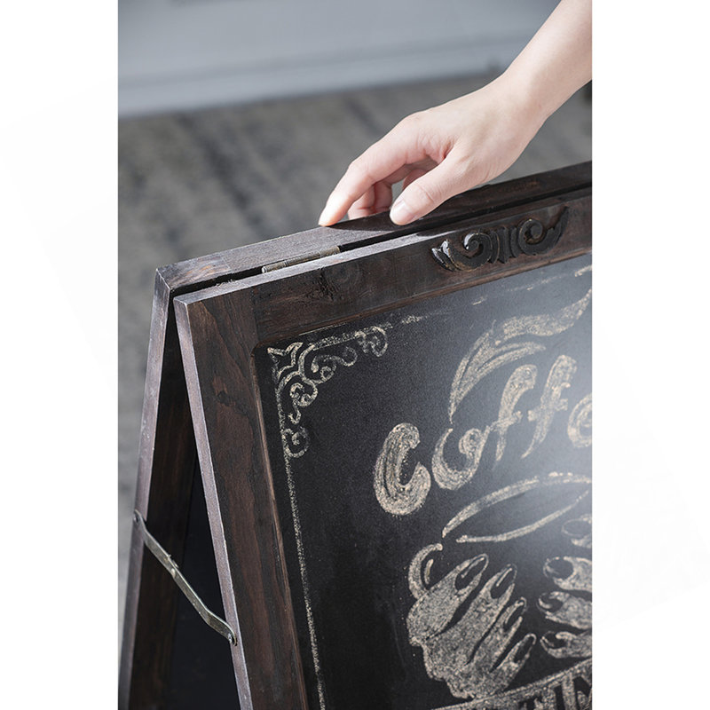 Support pour tableau noir 19,7 x 15,7 x 25,2 po Tratteria