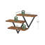 ‎Engineered Wood, Metal Floating Shelf