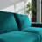 Merissa 58'' Velvet Square Arm Sofa Loveseat-2096842172