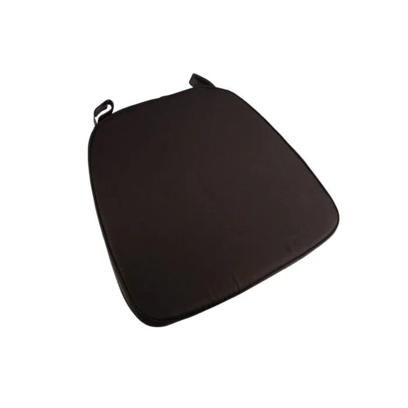 2" Thick Chiavari Chair Pad with hook & loop fastener Straps by Chivari, Brown