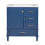 Meuble-lavabo simple 30 po avec comptoir en céramique Fidellia-844554534