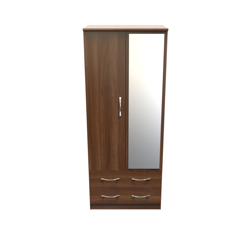 Dekyn Manufactured Wood Wardrobe, Noche Walnut