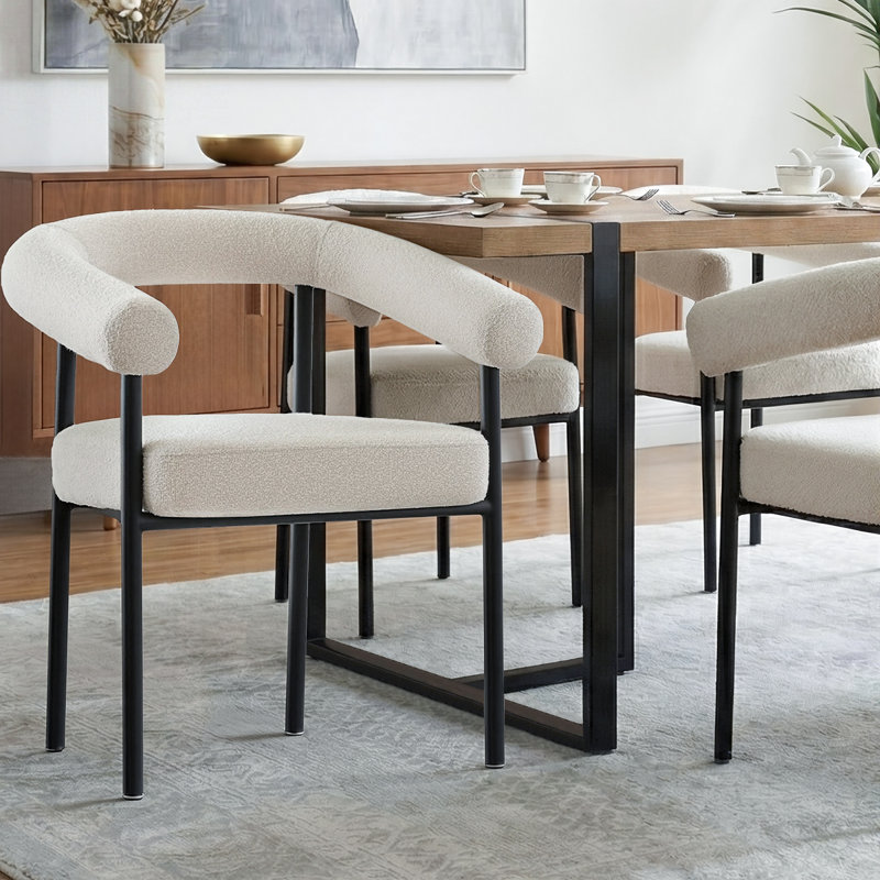 7-Piece Industrial Rectangular Dining Set For 6