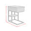 C-table intelligente Cimahi en noir